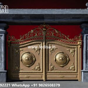 Steel Single Gate Design, New Gate Ke Design Iron Gate Stock Photos And Images