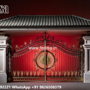 Gate Cover Design, Gate Compound Design Iron Gate Stock Photos And Images