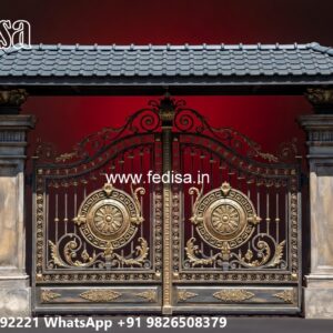 House Entry Gate Design, Steel Gate Design 4 Feet Iron Gate Stock Photos And Images