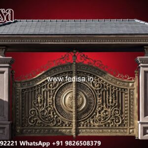 House Entry Gate Design, 5 Feet Iron Gate Design Iron Gate Stock Photos And Images