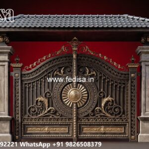 Steel Single Gate Design, Design Ke Gate Iron Gate Stock Photos And Images
