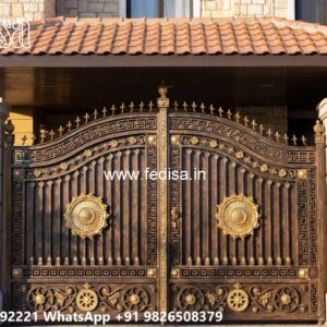 Steel Gate Handle Design, Modern Iron Fence Designs Iron Gate Stock Photos And Images