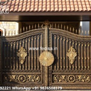 Gate Cover Design, Gate Construction Design Iron Gate Stock Photos And Images