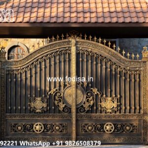 Sliding Gate Lock Design, Design Gate Modern Iron Gate Stock Photos And Images