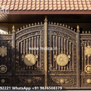 Fancy Steel Gate Design, Gate Ke Design Gate Ke Iron Gate Stock Photos And Images