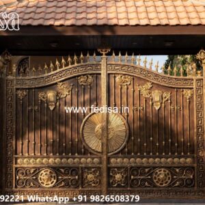 House Entry Gate Design, Gate Design For Farmhouse Iron Gate Stock Photos And Images