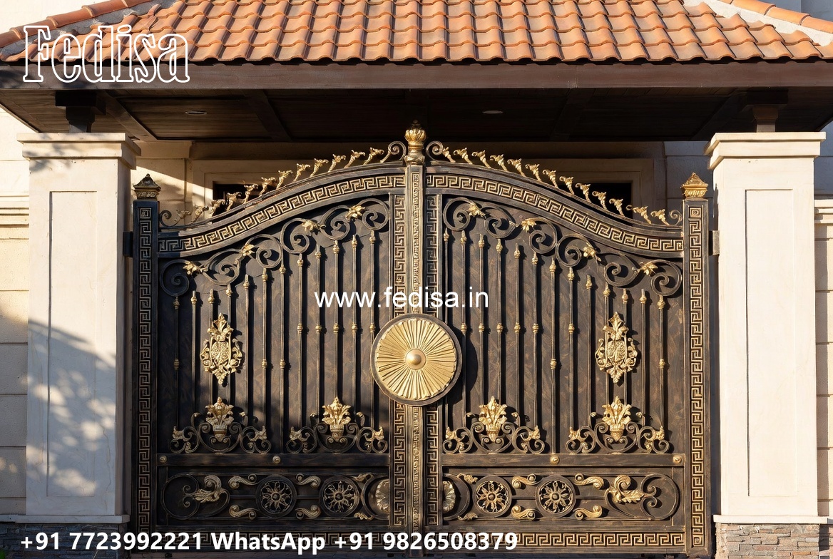 Steel Gate Handle Design, Design Gate Ke Design Iron Gate Stock Photos And Images
