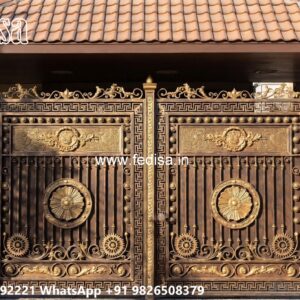 House Entry Gate Design, House Gate Simple Design Iron Gate Stock Photos And Images