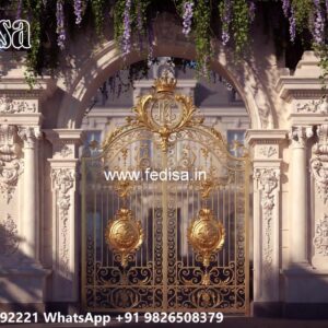 Gate Cover Design, Industrial Sliding Gate Design Iron Gate Stock Photos And Images