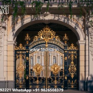 Pipe Design Gate, Home Main Gate Roof Design Iron Gate Stock Photos And Images