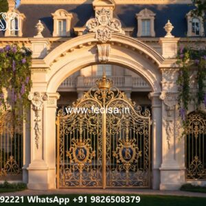 Sliding Gate Lock Design, Rectangular Tube Gate Design Iron Gate Stock Photos And Images