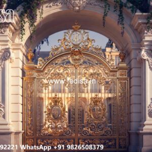 Steel Gate Handle Design, Gate Ka Grill Iron Gate Stock Photos And Images