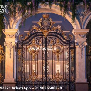 Sliding Gate Lock Design, Ghar Ka Main Gate Ka Design Iron Gate Stock Photos And Images
