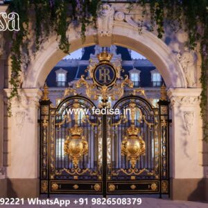 Cnc Main Gate Design, Main Gate Design For Small House Iron Gate Stock Photos And Images