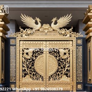 Sliding Gate Design For Small House, 5 By 7 Gate Design Iron Gate Stock Photos And Images