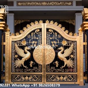 Steel Gate Handle Design, Lawn Gate Design Iron Gate Stock Photos And Images