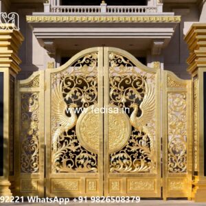 Classic Gate Design, Colour Of Grill Gate Iron Gate Stock Photos And Images