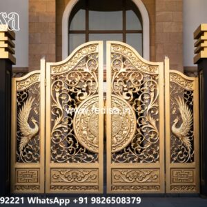 Cnc Main Gate Design, Iron Pipe Gate Design For Home Iron Gate Stock Photos And Images