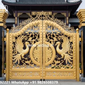 Gate Cover Design, Collapse Gate Design Iron Gate Stock Photos And Images