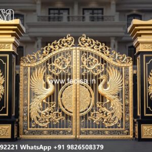 House Entry Gate Design, Loha Gate Ke Design Iron Gate Stock Photos And Images