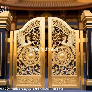 Fancy Steel Gate Design, Inside Gate Design Iron Gate Stock Photos And Images