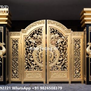 House Entry Gate Design, Fancy Wrought Iron Gates Iron Gate Stock Photos And Images