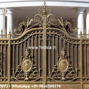 Classic Gate Design, Stainless Steel Front Gate Design Iron Gate Stock Photos And Images