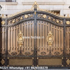 House Entry Gate Design, Rod Iron Fence Designs Iron Gate Stock Photos And Images