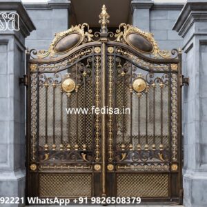 House Entry Gate Design, Main Gate Window Design Iron Gate Stock Photos And Images