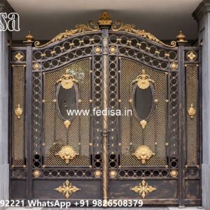 Steel Single Gate Design, Stainless Steel Main Gate Price Iron Gate Stock Photos And Images