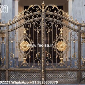 Gate Cover Design, Wrought Iron Window Grills Design Iron Gate Stock Photos And Images