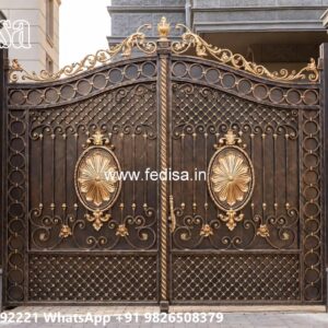 Sliding Gate Lock Design, Front Gate Ke Design Iron Gate Stock Photos And Images