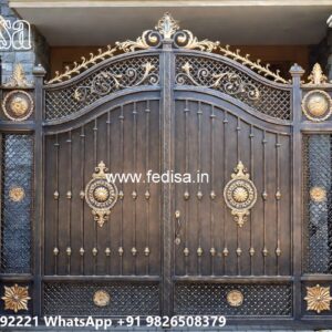 Pipe Design Gate, Sliding Door Design For Main Gate Iron Gate Stock Photos And Images