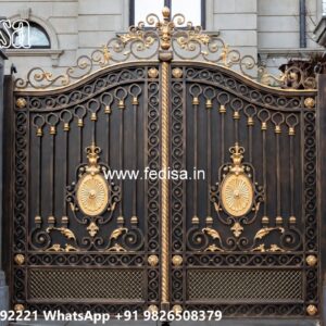 Sliding Gate Design For Small House, Home Single Gate Design Iron Gate Stock Photos And Images