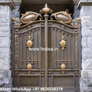 Fancy Steel Gate Design, Best Design Of Main Gate Iron Gate Stock Photos And Images