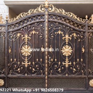 House Entry Gate Design, 20 Feet Gate Design Iron Gate Stock Photos And Images