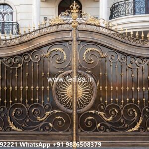 Cnc Main Gate Design, Gate Outside Design Iron Gate Stock Photos And Images