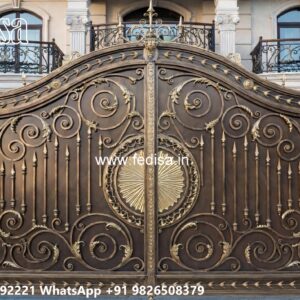 House Entry Gate Design, Easy Gate Design Iron Gate Stock Photos And Images