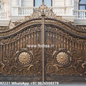 Sliding Gate Design For Small House, Unique Main Gate Design Iron Gate Stock Photos And Images