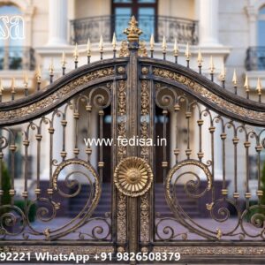 Steel Gate Handle Design, Steel Gate Frame Design Iron Gate Stock Photos And Images