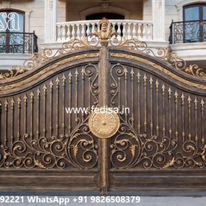 Classic Gate Design, Main Gate Door Design Steel Iron Gate Stock Photos And Images