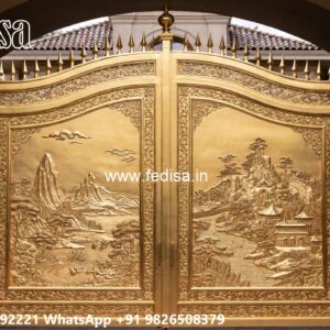 Steel Gate Handle Design, Modern Gate Design Steel Iron Gate Stock Photos And Images