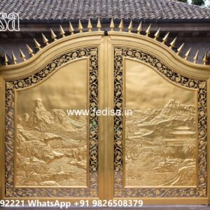 Fancy Steel Gate Design, Latest Pipe Gate Design Iron Gate Stock Photos And Images