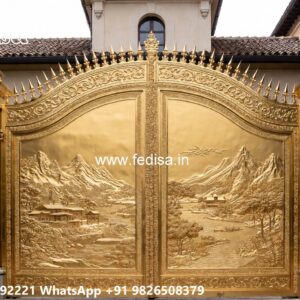 Classic Gate Design, Latest Main Gate Design For Home Iron Gate Stock Photos And Images