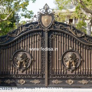 Cnc Main Gate Design, Design Gate House Simple Iron Gate Stock Photos And Images