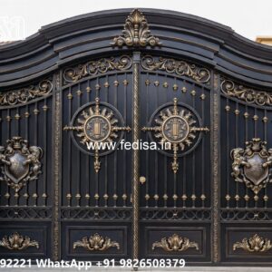 Pipe Design Gate, House Main Gate Wall Design Iron Gate Stock Photos And Images