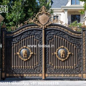 Pipe Design Gate, Main Boundary Gate Design Iron Gate Stock Photos And Images