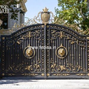 House Entry Gate Design, Outdoor Steel Gate Design Iron Gate Stock Photos And Images