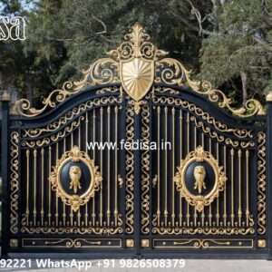 Pipe Design Gate, One Side Iron Gate Design Iron Gate Stock Photos And Images