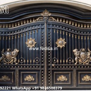 Pipe Design Gate, Mild Steel Main Gate Design Iron Gate Stock Photos And Images